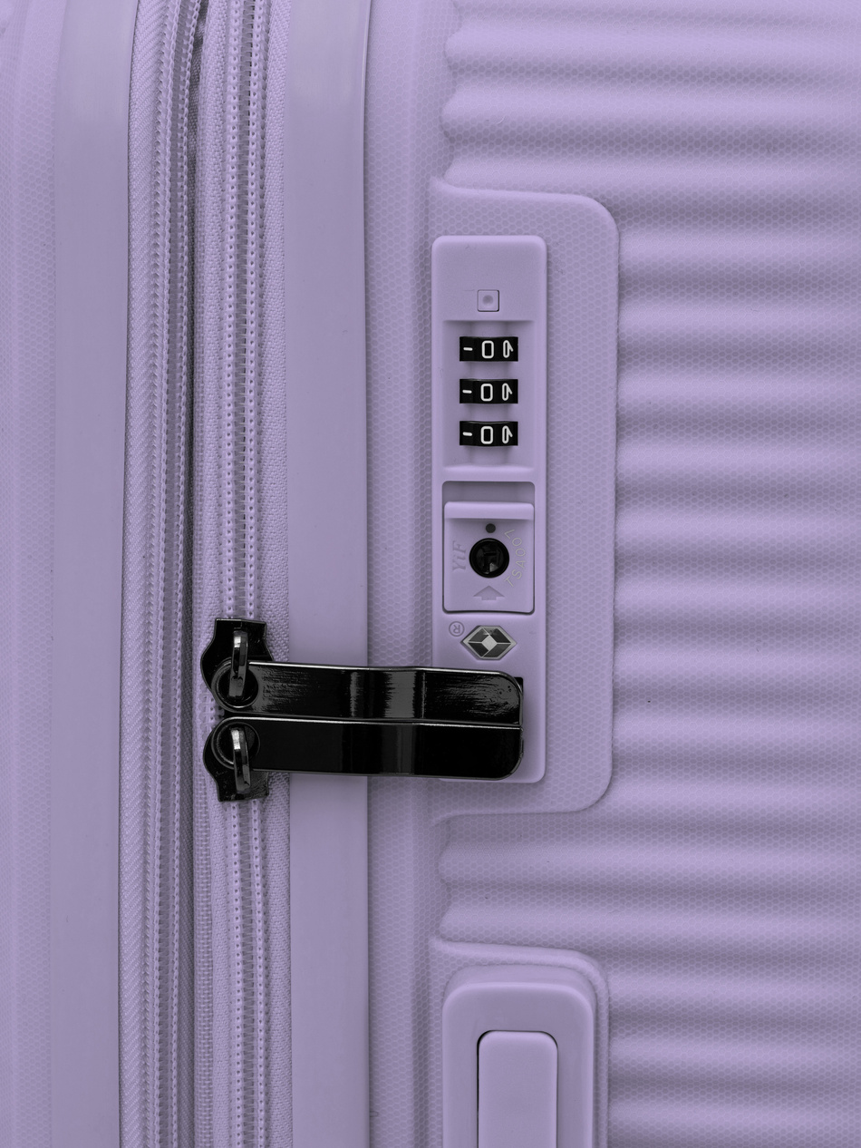 Walizka BLU MOONKY Altair 77cm powiększana Lilac Era