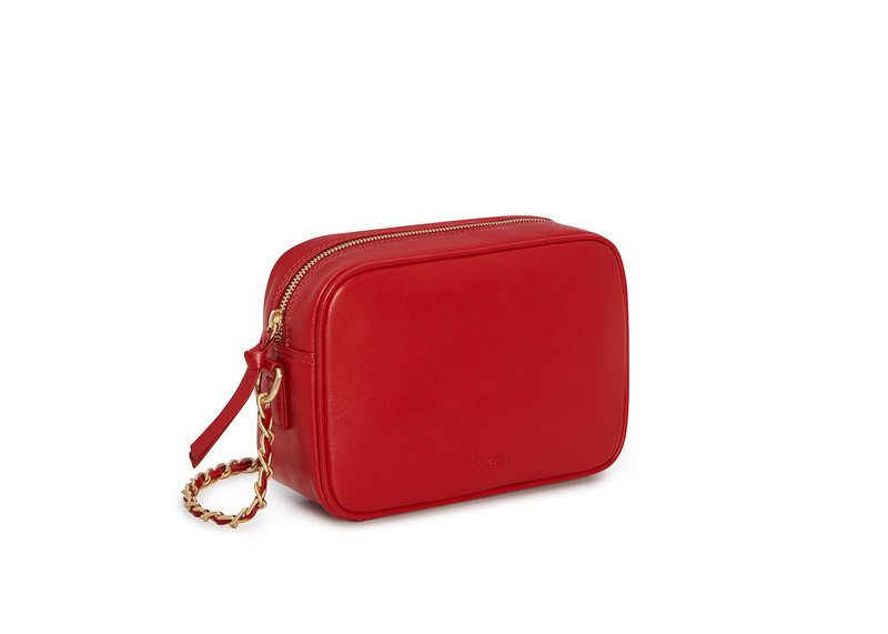 Mała torebka z łańcuszkiem Valentini Adoro 358 czerwona