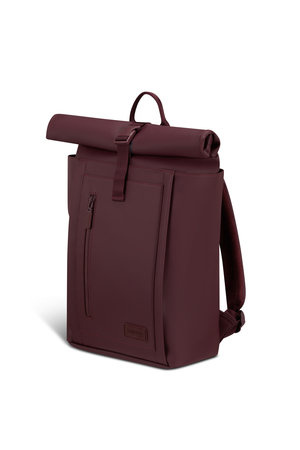 Plecak miejski rolltop Lipault Lost in Berlin bordowy